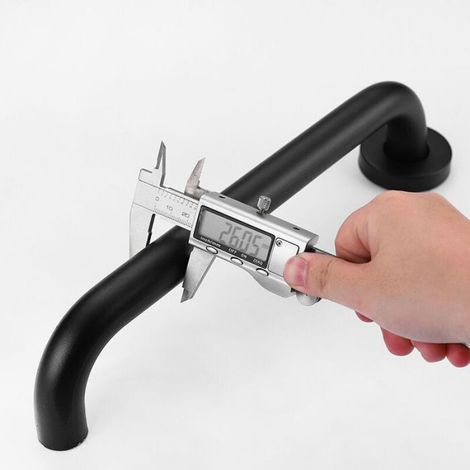 Barre Appui Douche 500mm Noir, Poignée Sécurité WC Handicapé, Support Maintien Salle de Bain (1/5)