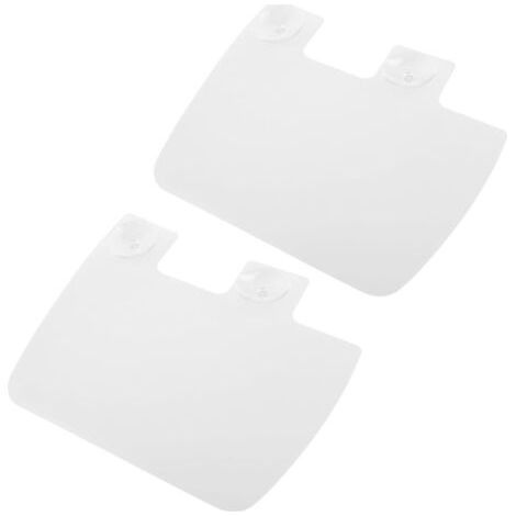 QORVA-2 Pièces Déflecteur Anti-éclaboussures Écran d'éclaboussures du Robinet Écran de Splash puits de Compartiment Garde des éclaboussures de Robinet Faucet Guard (1/5)