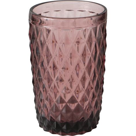 Verre en verre rose, AURORA, 300 ml (1/5)