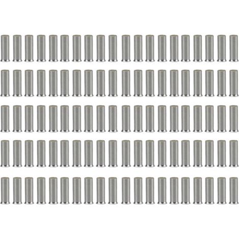 100 pièces de bornes à sertir étamées en cuivre pour câbles électriques 6mm², connecteurs à broches EN6018 (1/5)