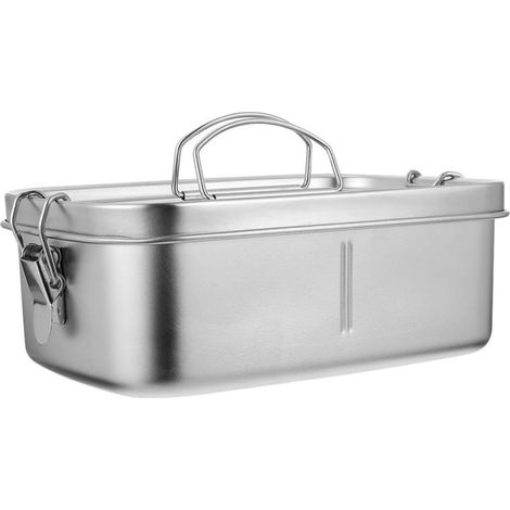 Boîte à bento portable double paroi en acier inoxydable avec (1/5)