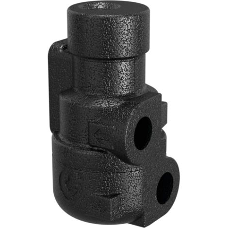 Coibentazione per disaeratore ad alta efficienza, utilizzo 551606/607 Caleffi CBN551602  Nero