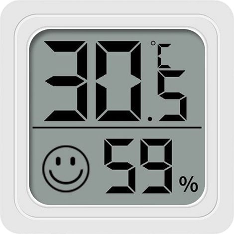 Hygromètre numérique compact TP49, thermomètre d'intérieur, thermomètre ambiant, moniteur de température et d'humidité pour la maison et le bureau, thermomètre pour reptiles (1/5)
