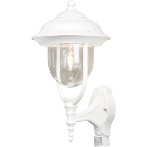 [GEBRAUCHT] B-Ware Konstsmide Außenwandleuchte Wandlampe Bewegungsmelder Parma Weiß E27 Led Weiß