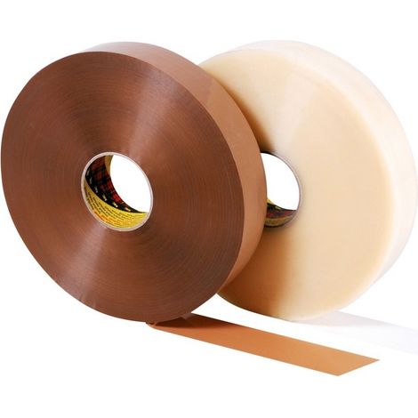 Ruban adhésif machine polypropylène Scotch® 3M 3739 TRANSPARENT 48mmx990m - COLIS 6 ROULEAUX (1/2)