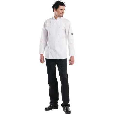 Pantalon de cuisine ample mixte Chaud Devant Baggy noir L