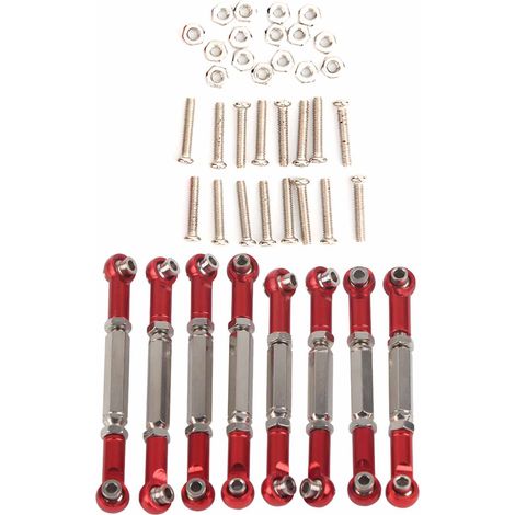 Biellette de direction avant/arrière en métal, accessoire RC compatible avec voiture RC WPL B14 C14 FY001 1/16 (1/5)