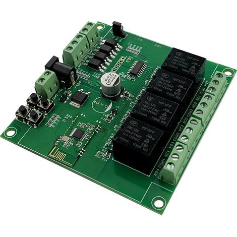 Module relais Bluetooth 4 canaux Télécommande Interrupteur compatible 4.3 (12 V) (1/5)