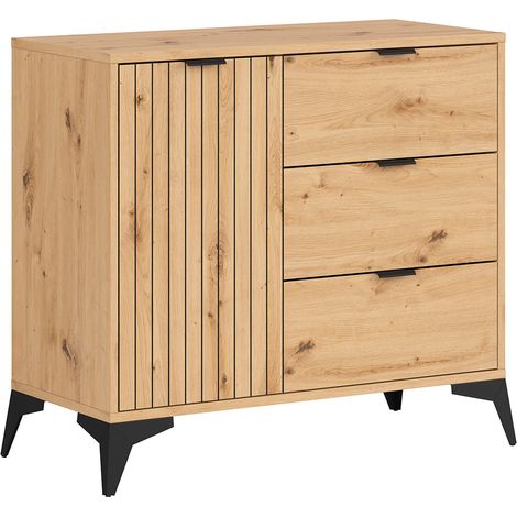 Bufé 1 puerta 3 cajones Mao Madera (1/4)