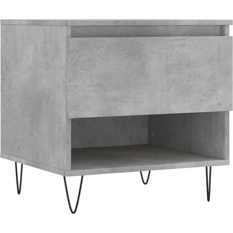 Maison Exclusive - Tavolino da Salotto Grigio Cemento 50x46x50cm Legno Multistrato