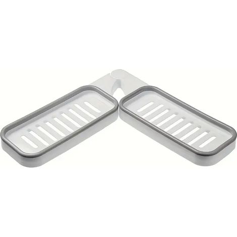 Etagere d angle pour douche murale sans perçage support suspendu pour salle de bain rangement pour produits et accessoires (1/5)