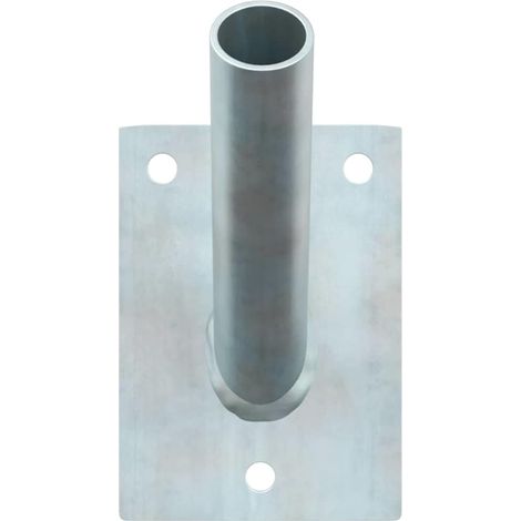 Support de mât de drapeau Argent 10.5 x 7.5 cm Acier CFW71548 (1/5)