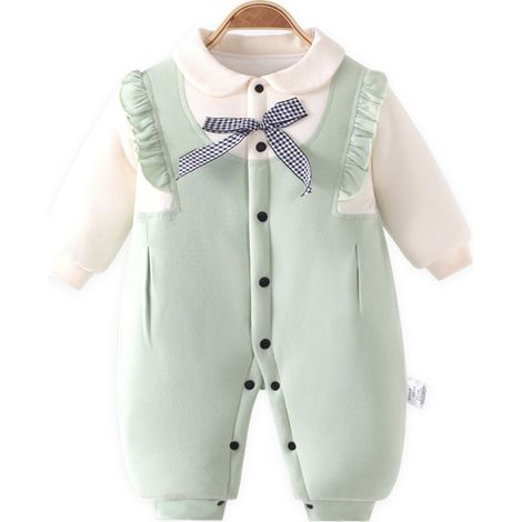 1 gigoteuse de transition, coton 100 %, manches longues, sans capuche, pour nouveau-né jusqu'à 80 cm, vert clair (1/5)