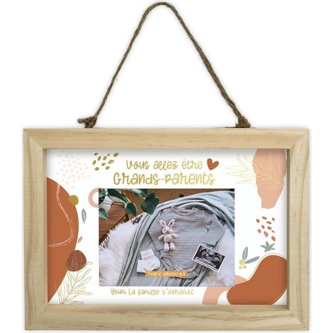 Cadre - Annonce naissance - Vous allez être grands-parents - 12x17cm (1/2)