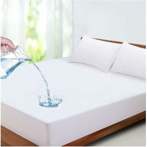 (100x200+30cm) protège-matelas imperméable, drap respirant, hypoallergénique, antimite, antibactérien, silencieux, super doux, drap-housse, housse de (1/5)