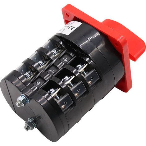 Comprend un commutateur inverseur universel 13 % LW5-16/3, un interrupteur de coupure de courant rotatif à 3 sections combiné. (1/4)