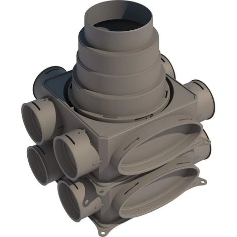 Bosch Accessorio ventilazione domestica VK 125-V Cassetta di distribuzione aria plastica, verticale, 7738100820
