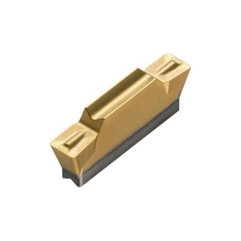 Drehwendeschneidplatte ISO LCMF 031602-M:T8330 Tiefe 3mm PVD beschichtet Gold (1/2)