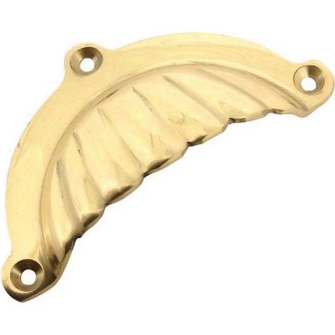 Tcasystem – Poignée de porte d'entrée à cylindre laiton – Décor bronze patiné – Entraxe 83 mm – Dimensions 48x93x21 mm (1/2)