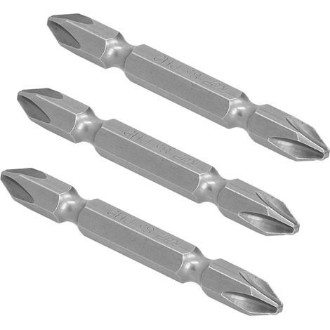 10-teiliges Schraubendreher-Bit-Set, Doppelkopf, magnetische Kreuzschlitzbits, S1/4", Handwerkzeug, Eisenwaren, 65 mm (1/5)