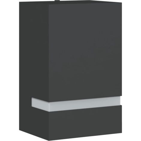 Applique murale d'extérieur noir acier inoxydable CFW97418 (1/5)