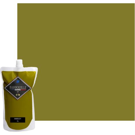 Pintura acrílica BARBOUILLE - Para paredes y techos - 1L - Verde Brexit