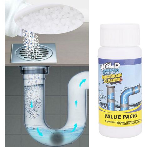 Nettoyant puissant pour canalisations, mousse stérilisante et désodorisante, déboucheur pour toilettes et tuyaux obstrués (1/5)