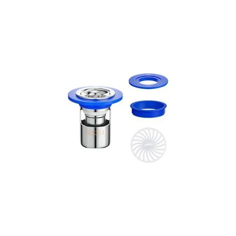 Qrity 1 Pièces 38mm Anti Odeur pour Sol de Douche, Siphon de Sol, Clapet Anti-Retour pour Évier de Douche, Drain de Plancher
