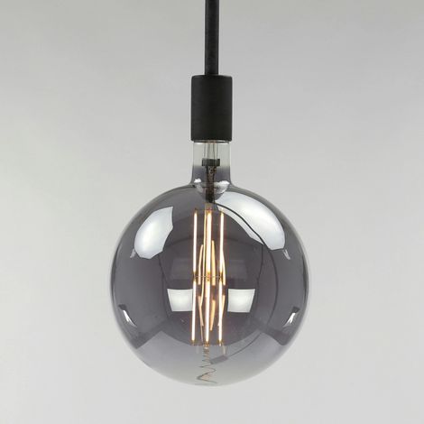 Ampoule globe 20 cm gris fumé LED filament (E27) (1/2)