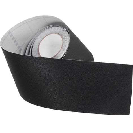 Plinthe souple autocollante en PVC, noire, 1 rouleau (1/5)