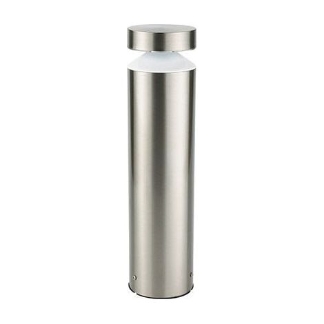 Arlux Lighting – Borne d'extérieur LED 6W – Finition inox – Hauteur 400mm Ø 100mm – Lumière blanche 4000K 600lm – Étanche IP44 pour éclairage 360° (1/4)