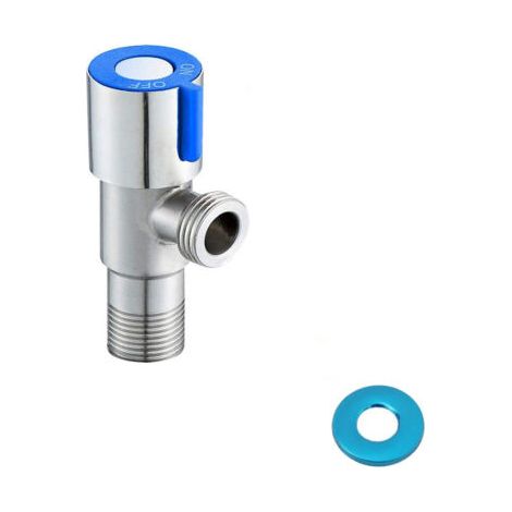 ROBINET THERMOSTATIQUE RACCORD CARRÉ 1/2" RADIATEUR EN ACIER INOXYDABLE DGO-154