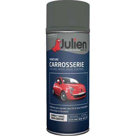Peinture aérosol pour Carrosserie - Brillant Gris Quartz 37062 - 400 ml - Julien