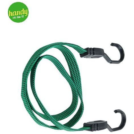 Cavo elastico Masidef piatto con ganci in plastica Ø20 x 700 mm 2 pezzi (1/2)