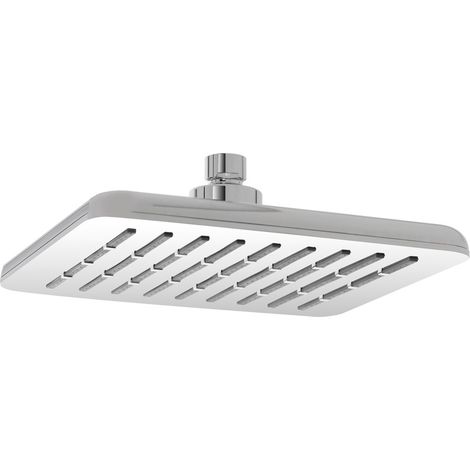 Soffione doccia 20 x 20 cm in finitura cromo anticalcare Hidra (1/4)