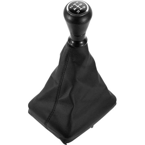 Pommeau de levier de vitesse compatible avec la 206, noir (1/5)