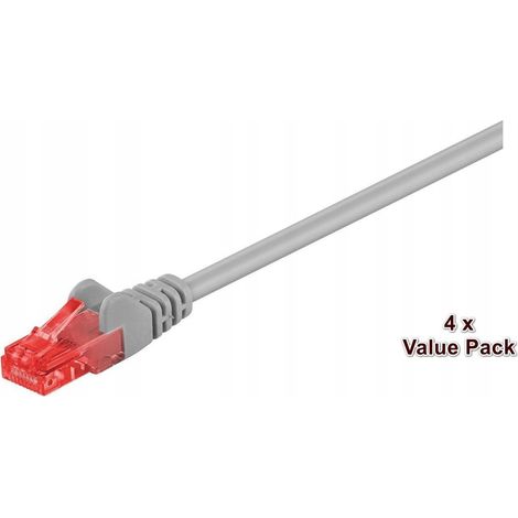 MicroConnect UTP Cat6 20m Grey - 20 m - Gris (V-UTP620VP)