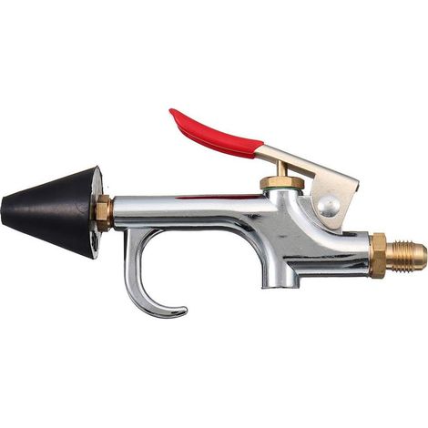 Kit de 4 pistolets à air comprimé à 2 voies avec embout en caoutchouc et prise rapide standard de 6,35 mm, accessoires de compresseur d'air pour nettoyage de la poussière