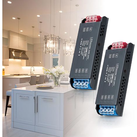 Transformateur 220V 12V LED Driver 100W, Ultra Mince Transfo 8,3A Adaptateur Alimentation, 220V AC à 12V DC Convertisseur, d'alimentation Basse Tension LED de Tension Constante (2 Pièces) (1/5)