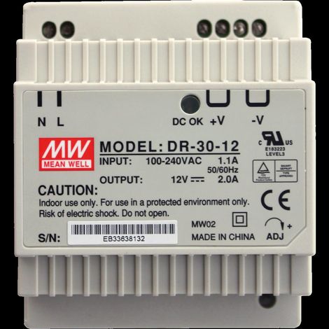 Alcadrain Bloc d'alimentation AEZ311 230 V AC/12 V DC/30 W, IP20