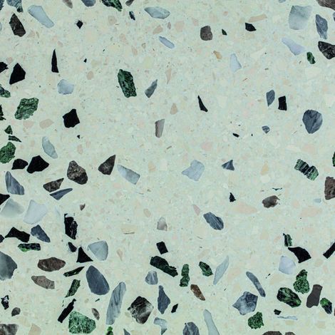 Véritable Carreau Terrazzo CHUNKY VANIGLIA - collection TRADIZIONE 60x60 cm boîte de m2 Brossé - Gioia Materia