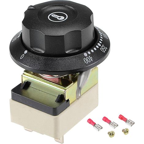 1NO 1NC 250V 16A 50-400C Temperature Control with 2 Screws (1/4)