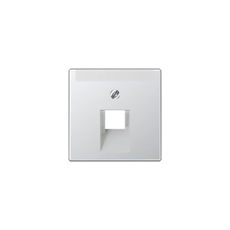 Jung Tapa para cajas de conexión IAE/UAE, 1 x 8 polos, duroplástico lacado, serie A, aluminio A 569-1 PLUA AL