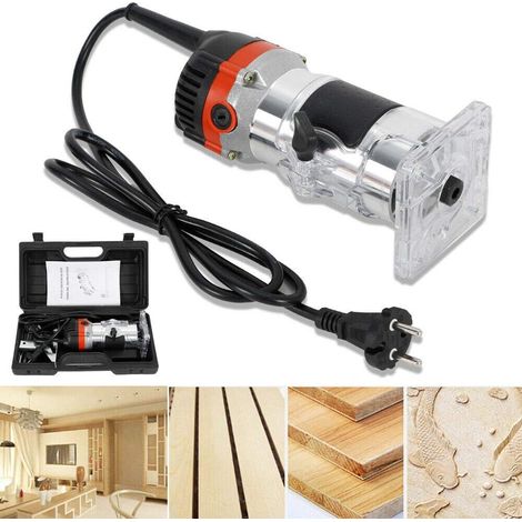 Gojoy – Défonceuse électrique 800W – Vitesse 30000 tr/min – Pour bois stratifié et dur – Moteur en cuivre – Profondeur de traitement 2cm (1/5)
