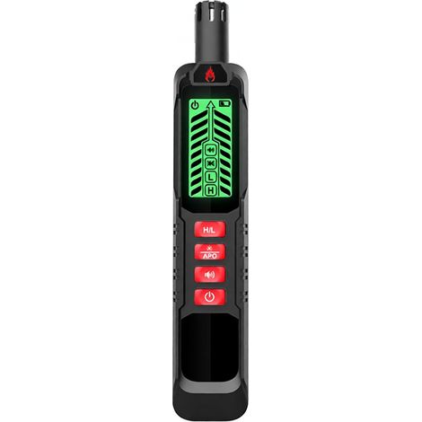 Detector portátil de fugas de gas combustible, comprobador de gas natural, medidor de concentración portátil, con alarma sonora y visual. (1/5)