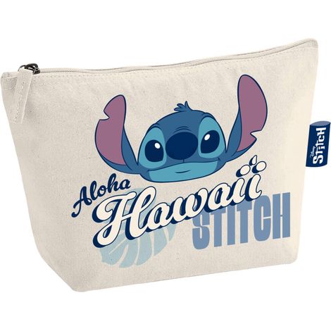 Trousse de toilette plate à fermeture éclair, Lilo & Stitch
