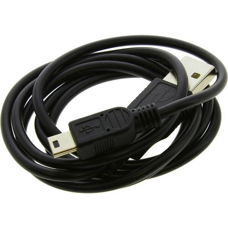 Cable USB- A vers mini USB , noir , longeur 1M DY-TU1705B pour Camescope JVC