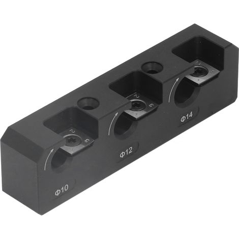 Outil auxiliaire pour perceuse électrique, fraise, tourillon, tige ronde, alliage d'aluminium noir, outil de travail du bois avec clé