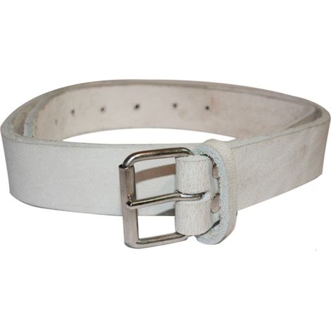 Collare per cane in pelle di bufalo doppia con fibbia in metallo -45 cm