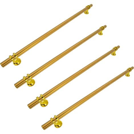 x Apollo Reling Möbelgriff 320 mm Gold (1/5)